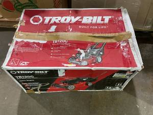 lot 15 image: Troy-Bilt 21 163cc Gas Powered Walk-Behind Push Mower, TB120C