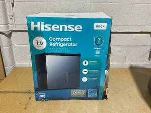 lot 141 image: Hisense 1.6 Cu Ft Single Door Mini Fridge