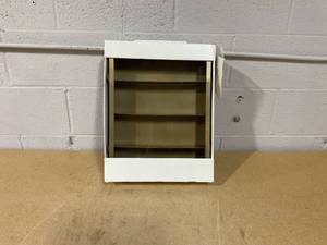 lot 372 image: Heart and Hand Large Metal Display Box Brass