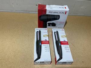 lot 264 image: LOT OF 3 Remington Hair Tools