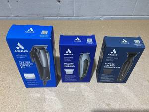 lot 267 image: LOT OF 3 Andis Mens Hair Clippers