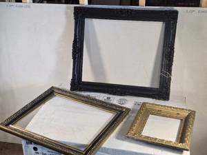 lot 141 image: Lot of 3 Ornate Picture Frames