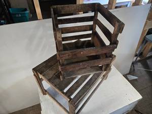 lot 156 image: Vintage Wooden Crates