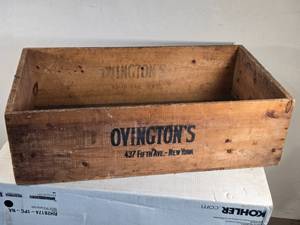 lot 178 image: Ovingtons located at 437 Fifth Ave, New York Wooden Crate