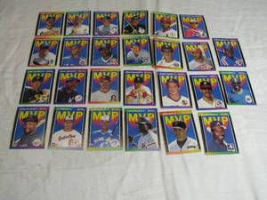 lot 18 image: Lot of 25 Donruss 1989 MVP Baseball Cards Featuring Key Players