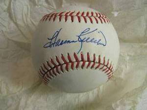 lot 27 image: Harmon Killebrew Auto on Rawlings Official American League Baseball