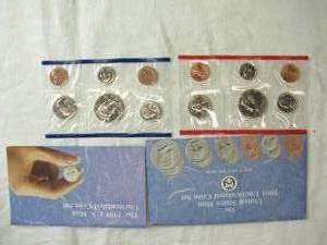 lot 71 image: United States Mint 1991 Uncirculated Coin Set