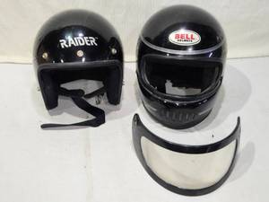 lot 10 image: Lot of 2 Motorcycle Helmets Size XL and 7 38