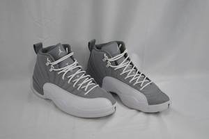 lot 24 image: Air Jordan 12 Retro Stealth Grey Shoes