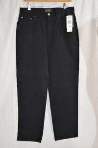 lot 55 image: NEW Ralph Lauren Black Pants, Size 12P