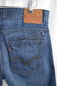 lot 56 image: Mens Levis 514 Slim Straight Jeans 34L 32W