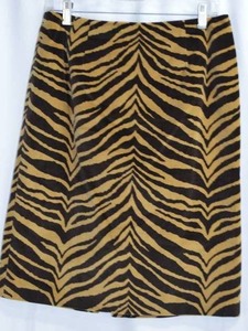 lot 103 image: Talbots Zebra Print Skirt, 10P