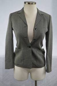 lot 128 image: Max Mara herringbone blazer 8