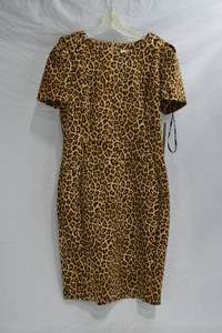 lot 147 image: Calvin Klein cheetah print dress New with tags. 14