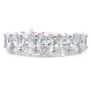 lot 7 image: NEW Stunning 2 Carat Oval Diamond Ring in 14k White Gold VIDEO
