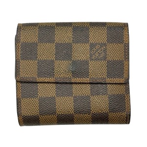 lot 40 image: Louis Vuitton Damier Ebene Trifold Wallet with Coin Pocket Pre-Owned Retail $700
