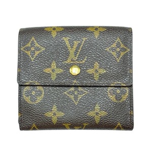lot 27E image: Louis Vuitton Monogram Canvas Trifold Wallet with Coin Pocket Pre-Owned Retail $700