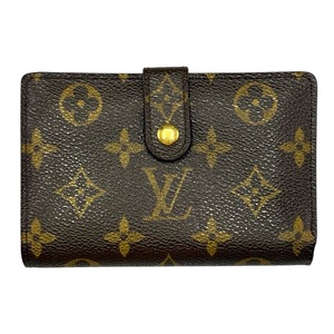 lot 41 image: Louis Vuitton Monogram Canvas Porte-Monnaie Viennois Wallet with Snap Coin Purse Pre-Owned Retail $725