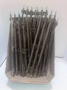 lot 18 image: Vintage 16 piece Steele Train Tracks