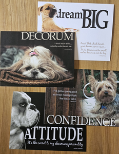 lot 13 image: Pack of Greeting Cards Dog Themed Cover. Originals