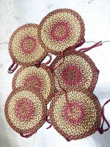 lot 69 image: 6 Braided Seat Covers