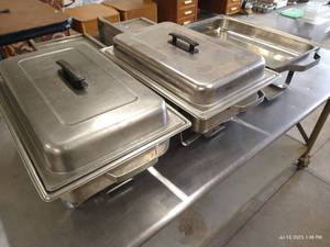 lot 24 image: Stainless Food Servers