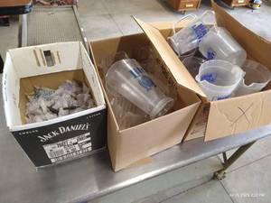 lot 35 image: (17) Pitchers & Box of Nozzles