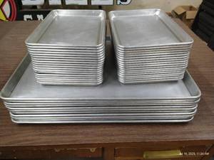 lot 49 image: Huge Lot of Stainless Sheet Pans