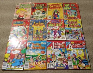 lot 111 image: (12) Vintage Comic Digests - Archie, Richie Rich, Etc