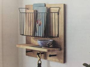 lot 34 image: 17x14 Wall Organizer BrownBlack - Threshold
