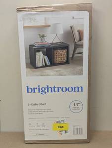 lot 4 image: 2 Cube Organizer - Brightroom - Black Oak