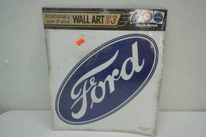 lot 19 image: Ford & Mustang Removable Peel & Stick Wall Art-Set of 3 NEW