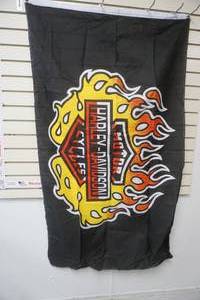 lot 46 image: Harley Davidson Motorcycles Flag