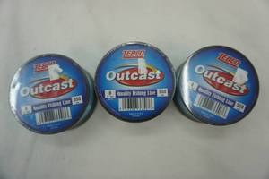 lot 52 image: Zebco Outcast Fishing Line 3ct