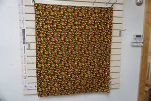 lot 62 image: Flame Fabric 30 wide by 67 long