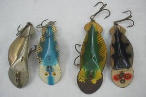 lot 187 image: 4ct Vintage Bucks Baits Spoonplugs