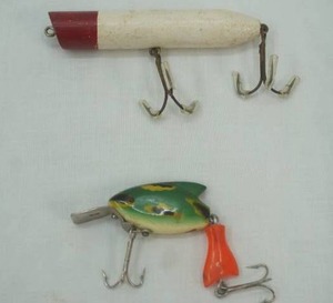 lot 196 image: 2 Vintage Fishing Lures