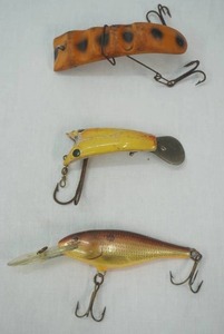 lot 212 image: 3ct Vintage Fishing Lures
