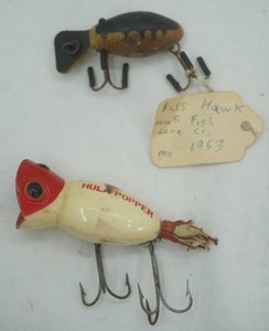 lot 213 image: 2ct Vintage Fishing Lures