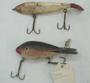 lot 215 image: 2ct Vintage Fishing Lures
