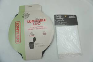 lot 234 image: Portable Toilet Seat and Bags