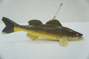lot 251 image: Grand Daddy Bait Co. Walleye Keeper Fish Decoy