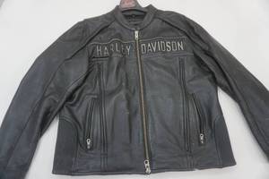 lot 271 image: Harley Davidson Leather Jacket Size XL. LIKE NEW