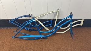 lot 20 image: Collection of Vintage Schwinn Bicycle Frames - Ladies Models, 1960s
