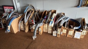 lot 49 image: Collection of Vintage New Schwinn Fenders with Hardware