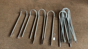 lot 54 image: Set of 11 Vintage Bicycle Sissy Bars