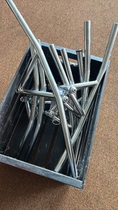 lot 56 image: Vintage Bullmoose Bicycle Handlebars - Set of Multiple