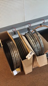 lot 81 image: Lot of 14 Vintage Bicycle Rims - Various Sizes