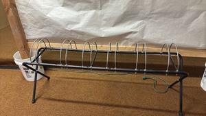 lot 96 image: Metal Bicycle Parking Stand with 6 Slots