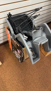 lot 103 image: Sunlite Deluxe Child Carrier for Bicycle - Gray